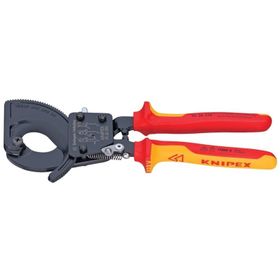 Knipex 95 36 280 mm Cırcır Mekanizmalı Kablo Kesme Makası