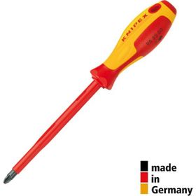 Knipex 98-25-04 PZ4x200 mm İzoleli Pozidriv Tornavida