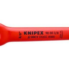 Knipex 98001-2 VDE İzoleli 1-2 inç Tek Ağız Anahtar