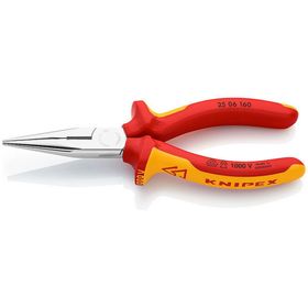 Knipex Sivri Düz Karga Burun Pense 2506 (160 mm)