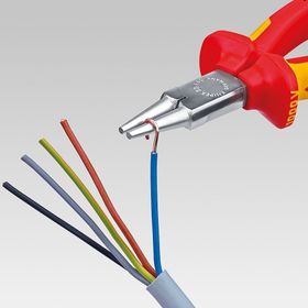 Knipex Yuvarlak Düz Karga Burun Pense 2202 (140 mm)