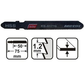 Knisaw KS51718 5'li Dekupaj Testeresi Bıçağı