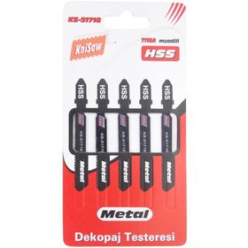 Knisaw KS51718 5'li Dekupaj Testeresi Bıçağı
