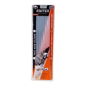Knitex KTX-2157 8'li İnce Mum Silikon