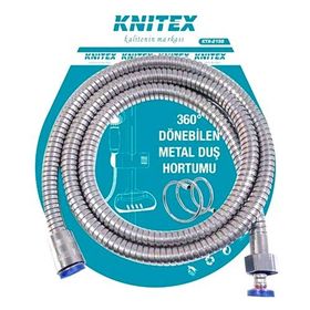 Knitex KTX-2158 1.5 m 360° Dönebilen Duş Hortumu