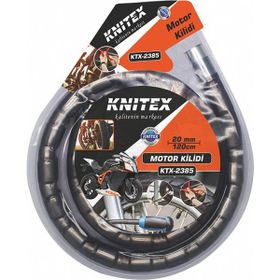 Knitex KTX-2385 Siyah 20 mm x 120 cm Motor Kilidi