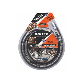 Knitex KTX-2385 Siyah 20 mm x 120 cm Motor Kilidi