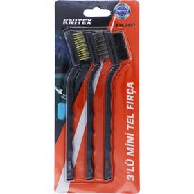 Knitex KTX-2487 3'lü Mini Tel Fırça