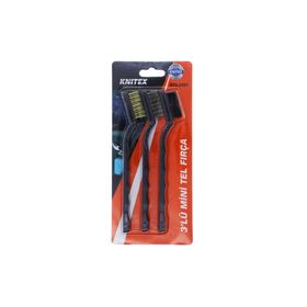 Knitex KTX-2487 3'lü Mini Tel Fırça