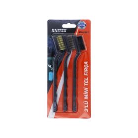 Knitex KTX-2487 3'lü Mini Tel Fırça