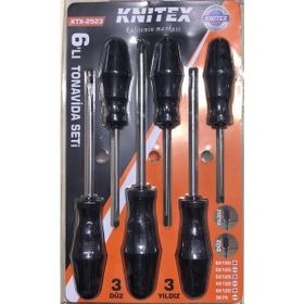 Knitex KTX-2523 6'lı Tornavida Seti