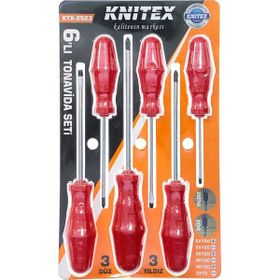 Knitex KTX-2523 6'lı Tornavida Seti
