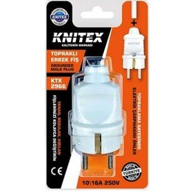 Knitex KTX-2966 Topraklı Erkek Fiş