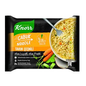 Knorr 66 gr Tavuk Çeşnili Çabuk Noodle (5 adet)