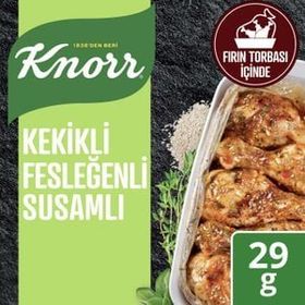 Knorr Kekikli Fesleğenli Susamlı 29 gr Fırında Tavuk Çeşnisi
