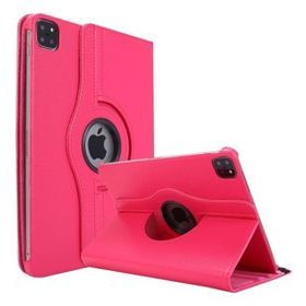 KNY Apple iPad Pro 11 Dönerli Standlı Suni Deri Pembe Kılıf