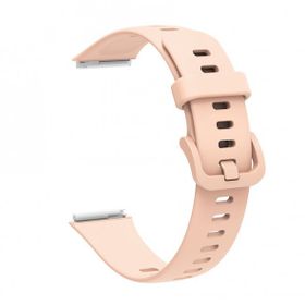 KNY Huawei Band 7 Klasik Model Silikon Pembe Kordon