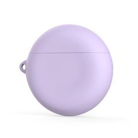 KNY Huawei Free Buds 3 İçin Askılı Mor Silikon