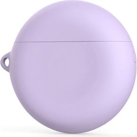 KNY Huawei Free Buds 3 İçin Askılı Mor Silikon