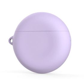 KNY Huawei Free Buds 3 İçin Askılı Mor Silikon