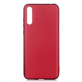 KNY Huawei P Smart Ultra İnce Mat Silikon Bordo Kılıf