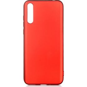 KNY Huawei P Smart Ultra İnce Mat Silikon Kırmızı Kılıf