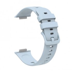 KNY Huawei Watch Fit 2 Klasik Model Renkli Silikon Mavi Kordon