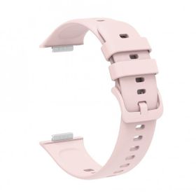 KNY Huawei Watch Fit 2 Klasik Model Renkli Silikon Pembe Kordon
