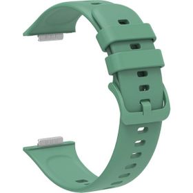 KNY Huawei Watch Fit 2 Klasik Model Renkli Silikon Yeşil Kordon