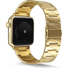 KNY KRD-48 Apple Watch Ultra Gold 49 mm İçin Prizma Model Metal Kordon