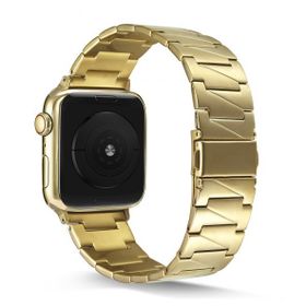 KNY KRD-48 Apple Watch Ultra Gold 49 mm İçin Prizma Model Metal Kordon