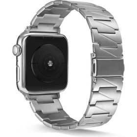 KNY KRD-48 Apple Watch Ultra Gümüş 49 mm İçin Prizma Model Metal Kordon