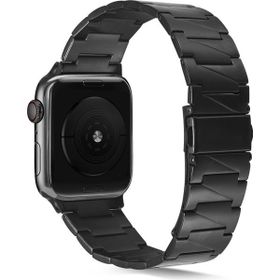 KNY KRD-48 Apple Watch Ultra Siyah 49 mm İçin Prizma Model Metal Kordon