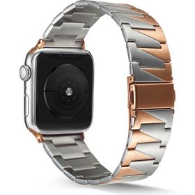 KNY KRD-48 Apple Watch Ultra Siyah-Gri 49 mm İçin Prizma Model Metal Kordon