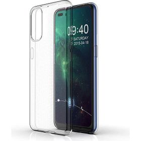 KNY Oppo Reno 4 Ultra İnce Şeffaf Silikon Cep Telefonu Kılıfı