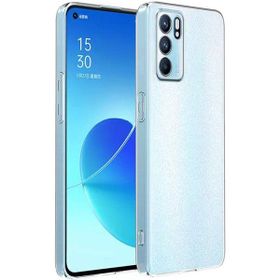 KNY Oppo Reno 6 Ultra İnce Şeffaf Silikon Cep Telefonu Kılıfı