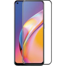 KNY OPPO Reno Full Yapışan 5D Siyah Cam Ekran Koruyucu