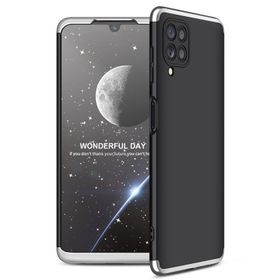 KNY Samsung Galaxy M32 3 Parça 360 Ays Kapak Mavi Kılıf
