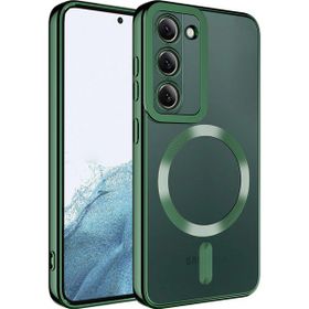 KNY Samsung Galaxy S23 Plus Renkli Kenarlı Laser Magsafeli Kılıf