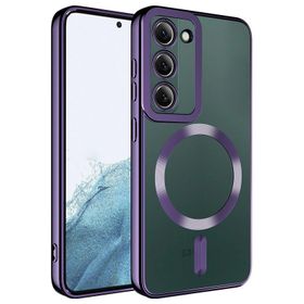 KNY Samsung Galaxy S23 Plus Renkli Kenarlı Laser Magsafeli Kılıf
