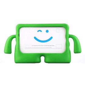 KNY Samsung Galaxy Tab A7 10 4 T500 Çoçuklar İçin Tutmalı Yeşil Kılıf