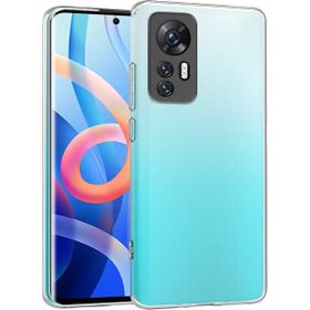 KNY Xiaomi 12 Ultra İnce Şeffaf Silikon Cep Telefonu Kılıfı