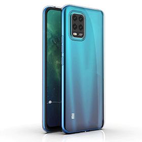 KNY Xiaomi Mi 10 Lite Ultra İnce Şeffaf Silikon Cep Telefonu Kılıfı