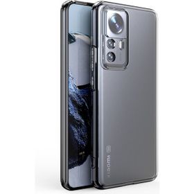 KNY Xiaomi Mi 12T Ultra İnce Şeffaf Silikon Cep Telefonu Kılıfı