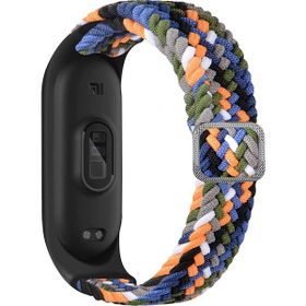 KNY Xiaomi Mi Band 5 Örgü Model Renkli Silikon Turuncu Beyaz Yeşil Kordon