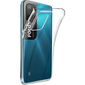 KNY Xiaomi Poco M3 Pro Ultra İnce Şeffaf Silikon Cep Telefonu Kılıfı