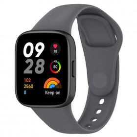 KNY Xiaomi Redmi Watch 3 Gri Klasik Model Renkli Silikon Kordon