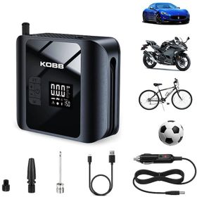 Kobb KB420 12V / Şarjlı Li-ion 150 PSI Taşınabilir Şişirme Programı