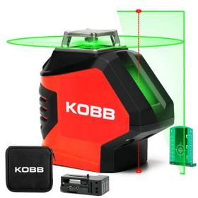 Kobb KBL88G 25 m Profesyonel Yatay 360 Derece ve Dikey Otomatik Hizalamalı Nokta Şakül ve Yeşil Çapraz Çizgi Lazer Distomat