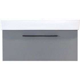 Kobos Glow KB.100001 Mat Gri 80 cm Lavabo Dolabı